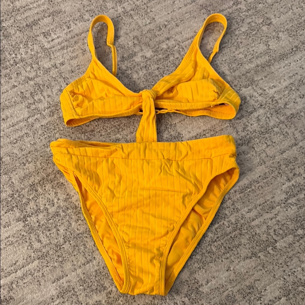 Xhilaration Yellow Bikini Set